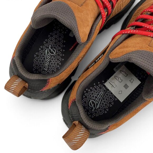 NEW Danner Men\'s Trail 2650 Gore-Tex Suede Hiking Shoes Brown/Red GTX Size 10 main image 4